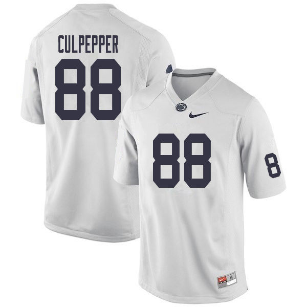 Men #88 Judge Culpepper Penn State Nittany Lions College Football Jerseys Sale-White